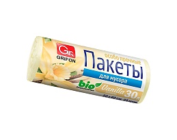 Мешки для мусора 30 л, ароматизированные, Ваниль, бежевые, в рулоне 20 шт., ПНД, 9 мкм, 560х530 мм, GRIFON Aroma, 101-020 V в Сыктывкаре Мешки для мусора 30 л, ароматизированные, Ваниль, бежевые, в рулоне 20 шт., ПНД, 9 мкм, 560х530 мм, GRIFON Aroma, 101-020 V в Сыктывкаре