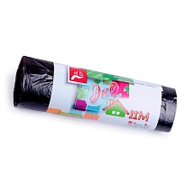 Мешки для мусора 30 л, черные, в рулоне 20 шт., ПНД, 6 мкм, 600х500 мм, Концепция Быта ЭкоДом, 601348 в Сыктывкаре Мешки для мусора 30 л, черные, в рулоне 20 шт., ПНД, 6 мкм, 600х500 мм, Концепция Быта ЭкоДом, 601348 в Сыктывкаре