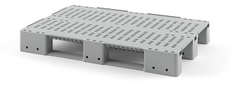 Поддон пластиковый перфорированный с бортиками серый в Сыктывкаре