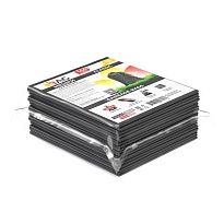 Мешки для мусора 160 л, серые, в пачке 10 шт., ПВД, 40 мкм, 900х1100 мм, i-Bag в Сыктывкаре