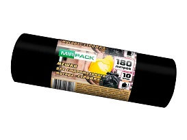 Мешки для мусора 180 л, ароматизированные, черные, в рулоне 10 шт., ПВД, 70 мкм, 1100х930 мм, СТРОЙКА, S18010110 в Сыктывкаре Мешки для мусора 180 л, ароматизированные, черные, в рулоне 10 шт., ПВД, 70 мкм, 1100х930 мм, СТРОЙКА, S18010110 в Сыктывкаре