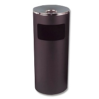 Урна металлическая с пепельницей, Титан, 29 л, черная, оцинкованная сталь в Сыктывкаре