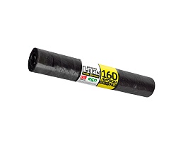 Мешки для мусора 160 л, черные, в рулоне 25 шт., ПВД, 40 мкм, 1100х800 мм, GRIFON, 101-030 в Сыктывкаре