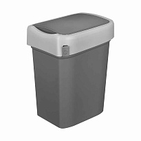 Контейнер для мусора Smart Bin 10 л (серый) 10 серый в Сыктывкаре