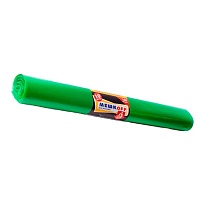 Мешки для мусора 180 л, зеленые, в рулоне 10 шт., ПВД, 50 мкм, 1100х900 мм, МЕШКОFF, 4458 в Сыктывкаре